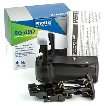 Батарейная ручка Phottix BG-60D для Canon EOS 60D