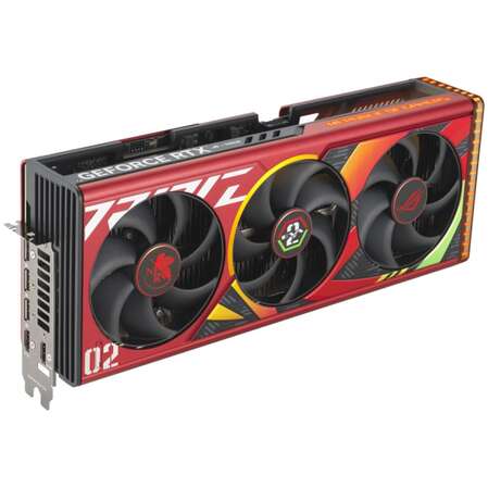 Видеокарта ASUS GeForce RTX 4090 24576Mb, Strix OC EVA-02 24G (ROG-Strix-RTX4090-O24G-EVA-02-Edition) 2xHDMI, 3xDP, Ret