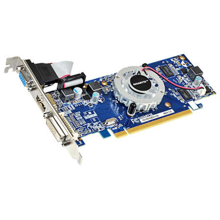 Видеокарта Gigabyte 1024Mb R5 230 GV-R523D3-1GL DVI, VGA, HDMI Ret 