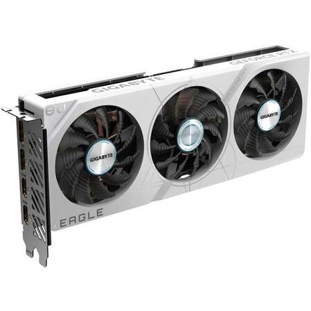 Видеокарта Gigabyte GeForce RTX 4060 Ti 8192Mb, Eagle Ice OC 8 Gb (GV-N406TEAGLEOC Ice-8GD) 2xHDMI, 2xDP, Ret