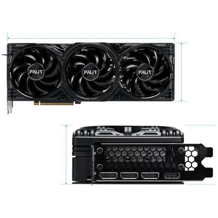 Видеокарта Palit GeForce RTX 5080 16384Mb, GamingPro 16 Gb (NE75080019T2-GB2031A) 1xHDMI, 3xDP, Ret