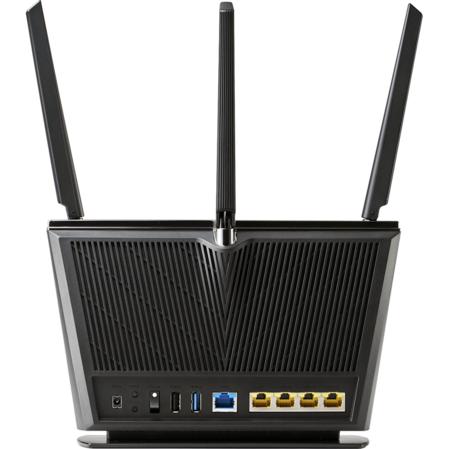 Беспроводной маршрутизатор ASUS RT-AX68U Wi-Fi 6 802.11ax 3000 Мбит/с 2,4 и 5ГГц 1xUSB3.0 1xUSB2.0 4xGbLAN