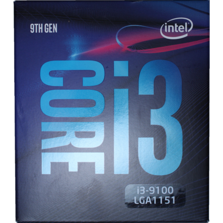 Процессор Intel Core i3-9100, 3.6ГГц, (Turbo 4.2ГГц), 4-ядерный, L3 6МБ, LGA1151v2, BOX