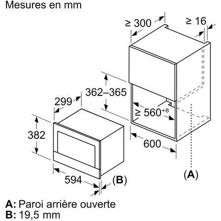 Встраиваемая микроволновая печь Bosch BFL7221B1