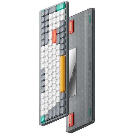 Клавиатура Nuphy AIR96v2 Wireless (Moss Switch) RGB (русская раскладка) Grey