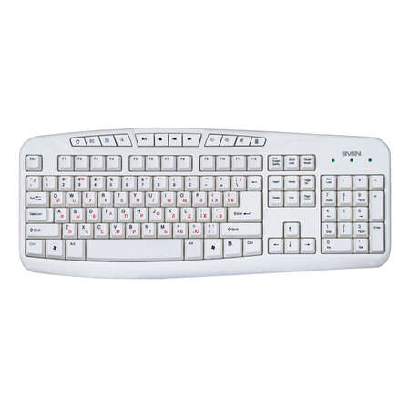 Клавиатура SVEN Comfort 3050 USB белая