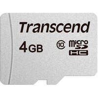 Карта памяти Micro SecureDigital 4Gb Transcend class10 UHS-1 (TS4GUSD300S)