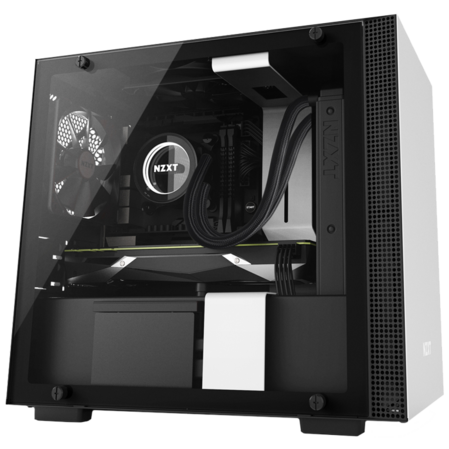 Корпус Mini-ITX Minitower NZXT H200 CA-H200B-W1 Mini-ITX White/Black