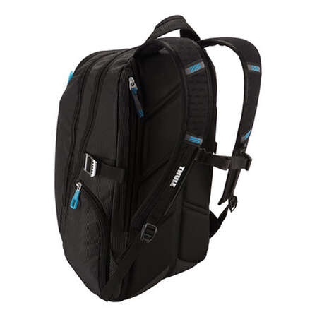 15.6" Рюкзак для ноутбука THULE Crossover, карман для iPad, (TCBP-115), ударостойкий, чёрный