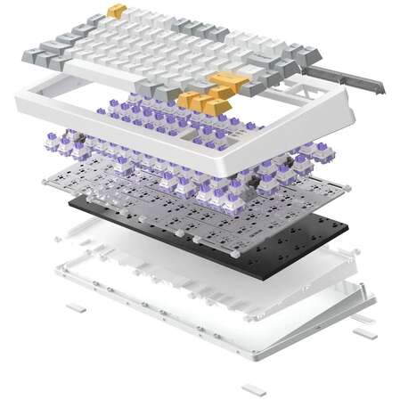 Клавиатура Dareu A81 (Switch Dream (linear) White-Yellow
