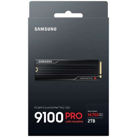 Внутренний SSD-накопитель 2000Gb Samsung 9100 Pro with Heatsink (MZ-VAP2T0CW) M.2 2280 PCI-E 5.0 x4