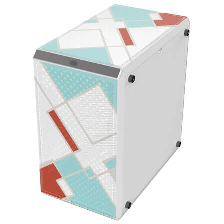 Корпус MicroATX Minitower Cooler Master MasterBox Q300L Retro MCB-Q300L-WANN-SRE White/Red/Blue