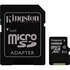 Micro SecureDigital 128Gb Kingston SDXC class 10 (SDC10G2/128GB) + SD адаптер