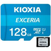 Карта памяти Micro SecureDigital 128Gb Kioxia Exceria G2 SDXC class 10 (LMEX1L128GG2) + SD адаптер