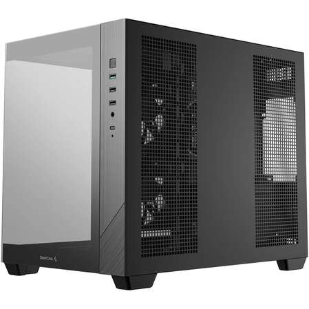Корпус MicroATX Minitower Deepcool CG330 3F черный