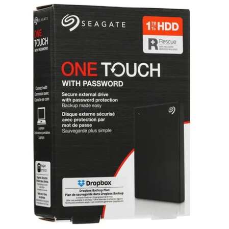 Внешний жесткий диск 2.5" 1Tb Seagate (STKY1000400) USB3.0 One Touch Черный