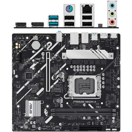Материнская плата ASUS Prime H810M-A-CSM H810 Soc-1851 2xDDR5, 4xSATA3, 2хM.2, 1xPCI-E16x, 2xUSB3.2, DP, HDMI, Glan, mATX