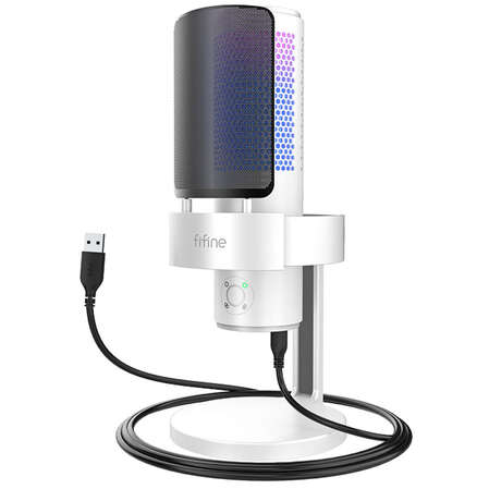 Микрофон  Fifine AmpliGame A9S White