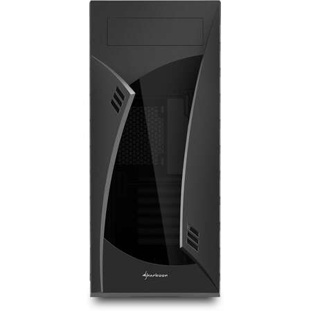 Корпус ATX Miditower Sharkoon NIGHT SHARK lite Tempered Glass Black