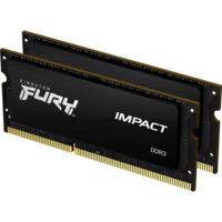 Модуль памяти SO-DIMM DDR3 16Gb (2x8Gb) PC15000 1866Mhz Kingston Fury Impact (KF318LS11IBK2/16)