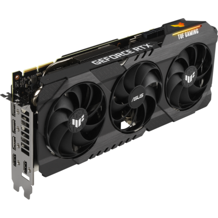 Видеокарта ASUS GeForce RTX 3090 24576Mb, TUF Gaming OC 24G (TUF-RTX3090-O24G-Gaming) 2xHDMI, 3xDP, Ret