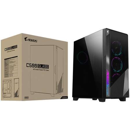 Корпус ATX Miditower Gigabyte AC500G ST Black