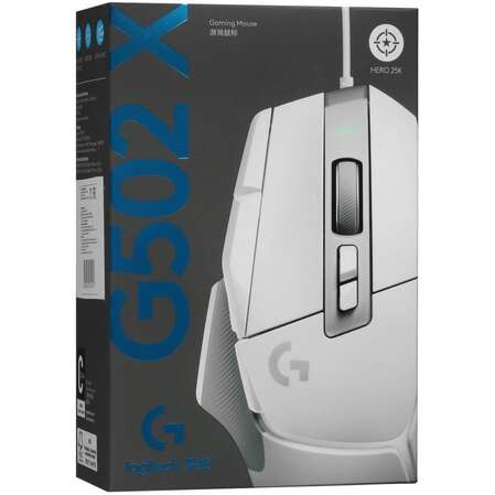 Мышь Logitech G502 X White проводная