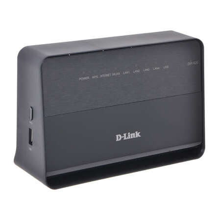 Беспроводной маршрутизатор D-Link DIR-620/A/E1B 802.11n 300Мбит/с 2.4ГГц 4xLAN 1xWAN USB