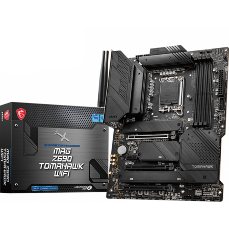 Материнская плата MSI MAG Z690 Tomahawk WiFi Z690 Socket-1700 4xDDR5, 6xSATA3, RAID, 4хM.2, 3xPCI-E16x, 5xUSB3.2, 1xUSB3.2 Type C, DP, HDMI, WiFi, 2.5Glan, ATX