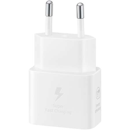 Сетевое зарядное устройство Samsung EP-TA2510 25W Type C, белое