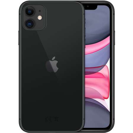 Смартфон Apple iPhone 11 128GB Black новая комплектация (MHDH3RU/A)