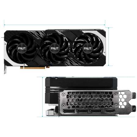 Видеокарта Palit GeForce RTX 4070 12288Mb, GamingPro OC 12G (NED4070H19K9-1043A) 1xHDMI, 3xDP, Ret