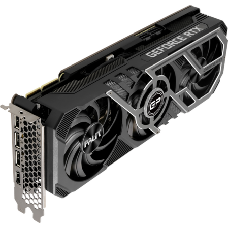 Видеокарта Palit GeForce RTX 3090 24576Mb, GamingPro (NED3090019SB-132BA) 1xHDMI, 3xDP, Ret