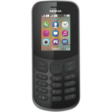 Мобильный телефон Nokia 130 Dual Sim (TA-1017) Black 