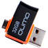 USB Flash накопитель 32GB Qumo Hybrid (19474) USB 2.0 + microUSB (OTG) Черный/красный