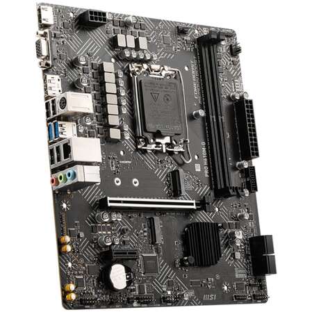 Материнская плата MSI Pro H610M-G H610 Socket-1700 2xDDR5, 4xSATA3, 1xM.2, 1xPCI-E16x, 2xUSB3.2, D-Sub, DP, HDMI, Glan, mATX