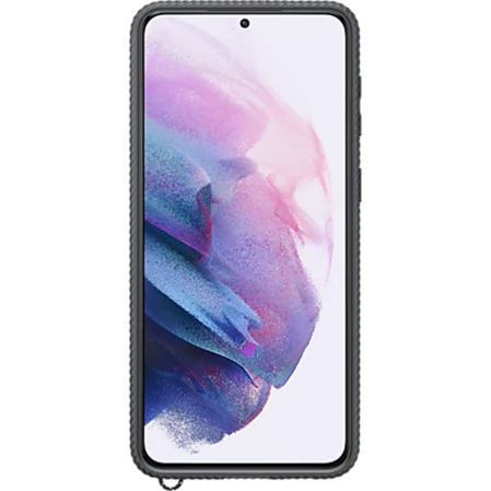 Чехол для Samsung Galaxy S21+ SM-G996 Clear Protective Cover прозрачный c чёрной рамкой