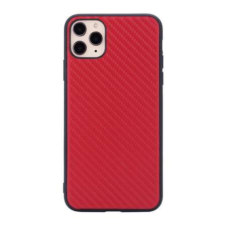 Чехол для Apple iPhone 11 Pro Max G-Case Carbon красный