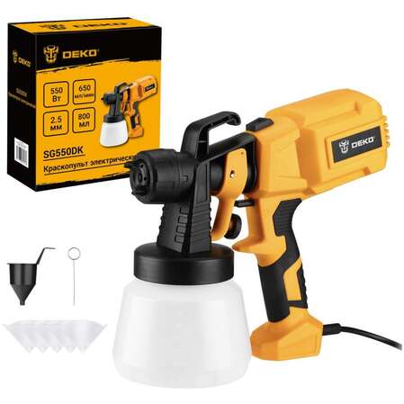 Краскораспылитель Deko SG550DK, 800 мл, 550Вт 083-1131
