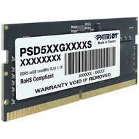 Модуль памяти SO-DIMM DDR5 32Gb PC44800 5600Mhz Patriot Memory (PSD532G56002S)