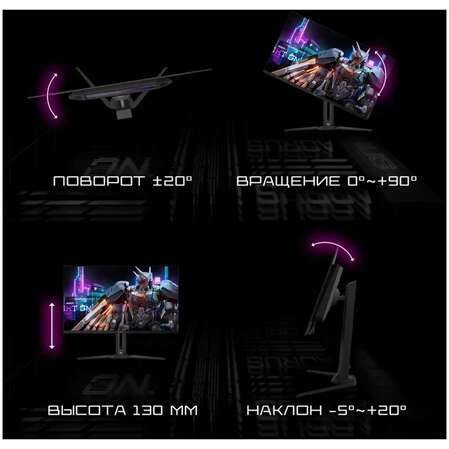 Монитор 27" Gigabyte AORUS FO27Q3 OLED 2560x1440 0.03ms HDMI, DisplayPort, USB Type-C