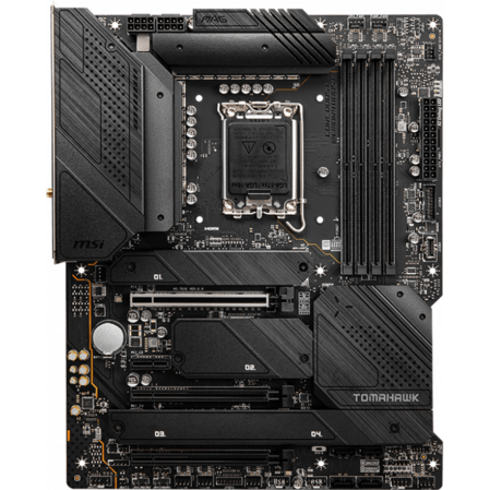 Материнская плата MSI MAG Z690 Tomahawk WiFi Z690 Socket-1700 4xDDR5, 6xSATA3, RAID, 4хM.2, 3xPCI-E16x, 5xUSB3.2, 1xUSB3.2 Type C, DP, HDMI, WiFi, 2.5Glan, ATX