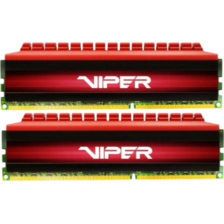 Модуль памяти DIMM 32Gb 2х16Gb DDR4 PC25600 3200MHz PATRIOT Viper 4 Series XMP 2.0 (PV432G320C6K)