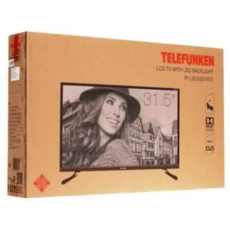 Телевизор 32" Telefunken TF-LED32S78T2 (HD 1366x768) черный