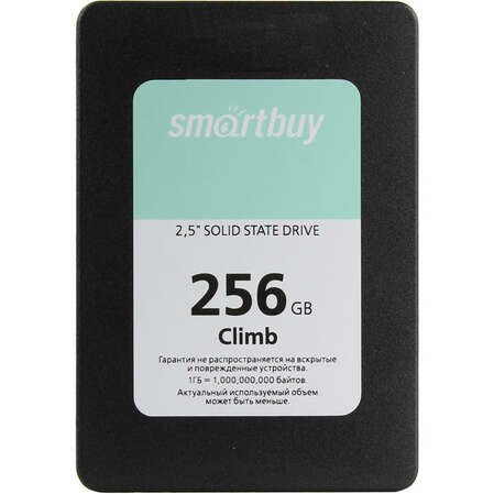 Внутренний SSD-накопитель 256Gb Smartbuy Climb SB256GB-CLB-25SAT3 SATA3 2.5"