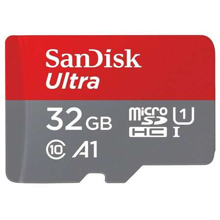 Карта памяти Micro SecureDigital 32Gb SanDisk Ultra microSDXC class 10 A1 (SDSQUA4-032G-GN6MN)