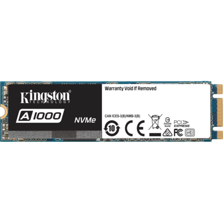 Внутренний SSD-накопитель 480Gb Kingston SA1000M8/480G M.2 2280 PCI-E 3.0 x2