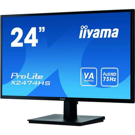 Монитор 24" Iiyama ProLite X2474HS-B2 VA 1920х1080 4ms HDMI, DisplayPort, VGA