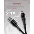 Кабель USB-A - Lightning 1m Zibelino ZDNC-APL-BLK 2.1А черный