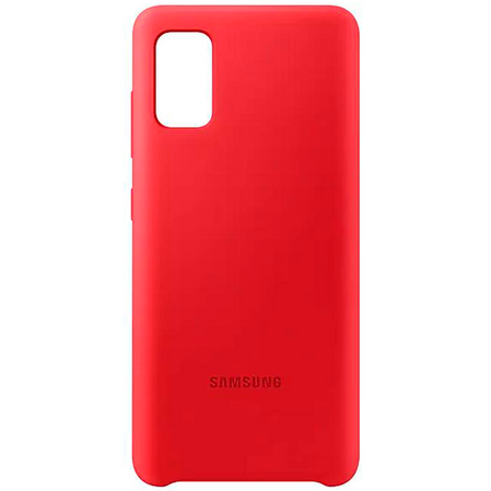 Чехол для Samsung Galaxy A41 SM-A415 Silicone Cover красный